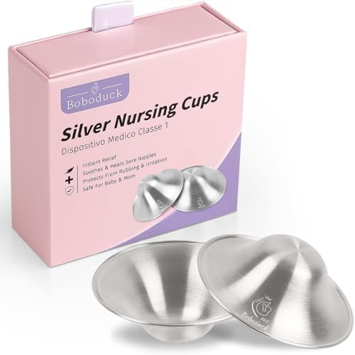 925 silver nursing cups — X-L size